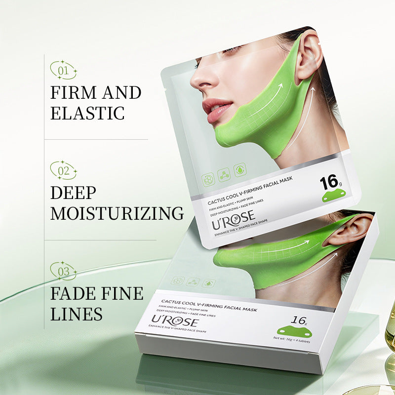 Cactus Cooling V-Shape Lifting Face Mask