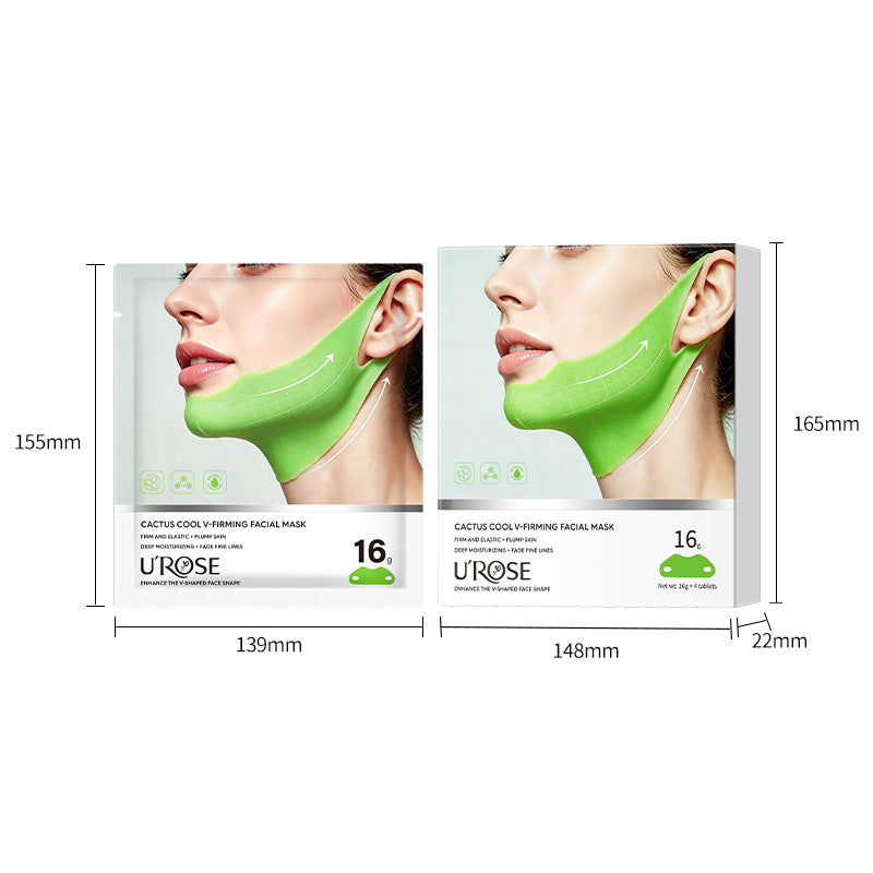 Cactus Cooling V-Shape Lifting Face Mask