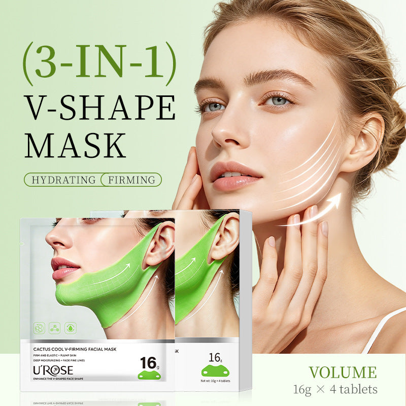 Cactus Cooling V-Shape Lifting Face Mask