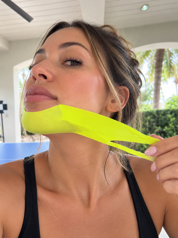 Leave on for 1-2 hours — you'll notice the mask becoming thinner as it works. Remove, no need to wash.